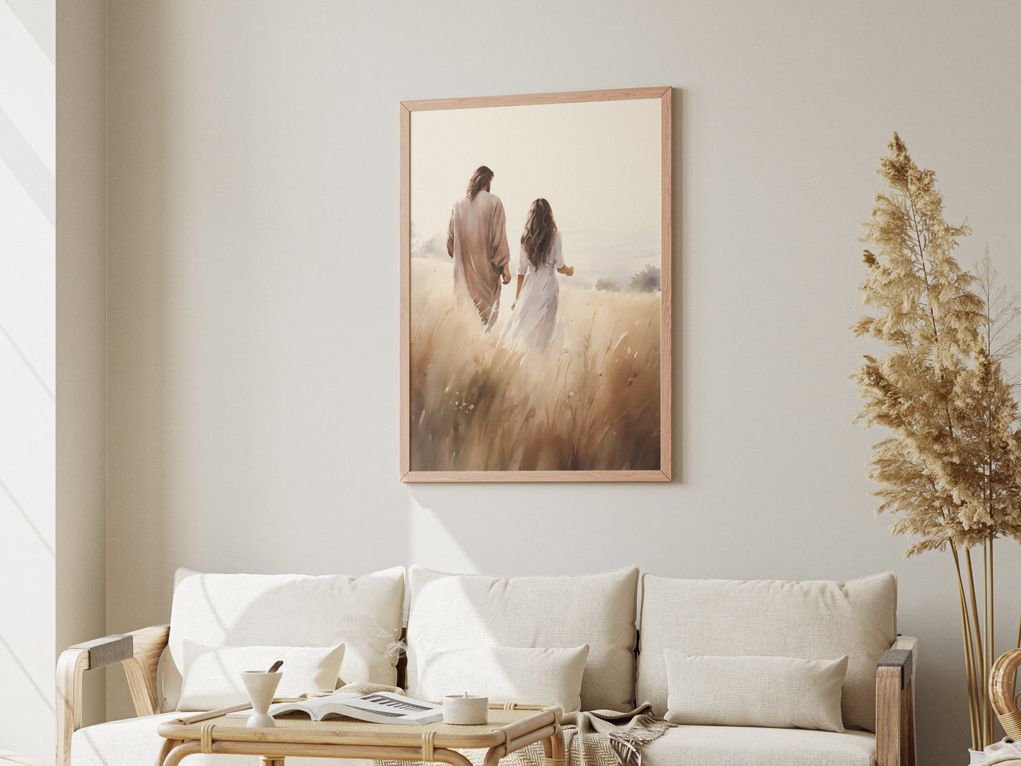 Home at Last | Jesus Walking with a Woman | Digital Download