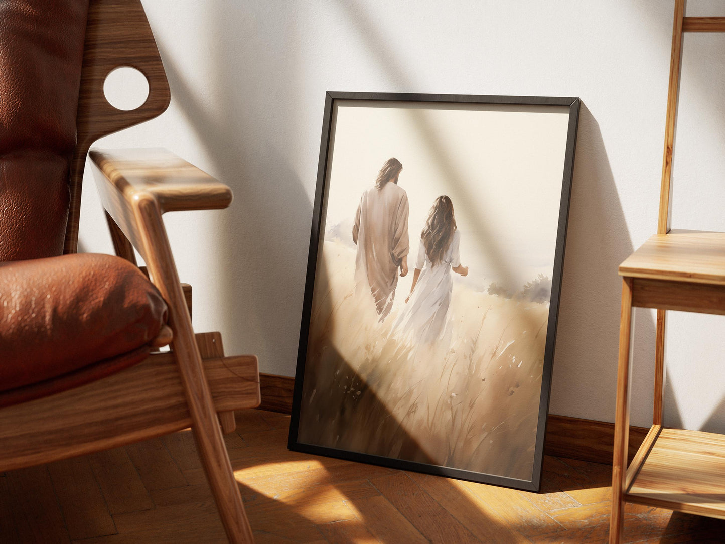 Home at Last | Jesus Walking with a Woman | Digital Download