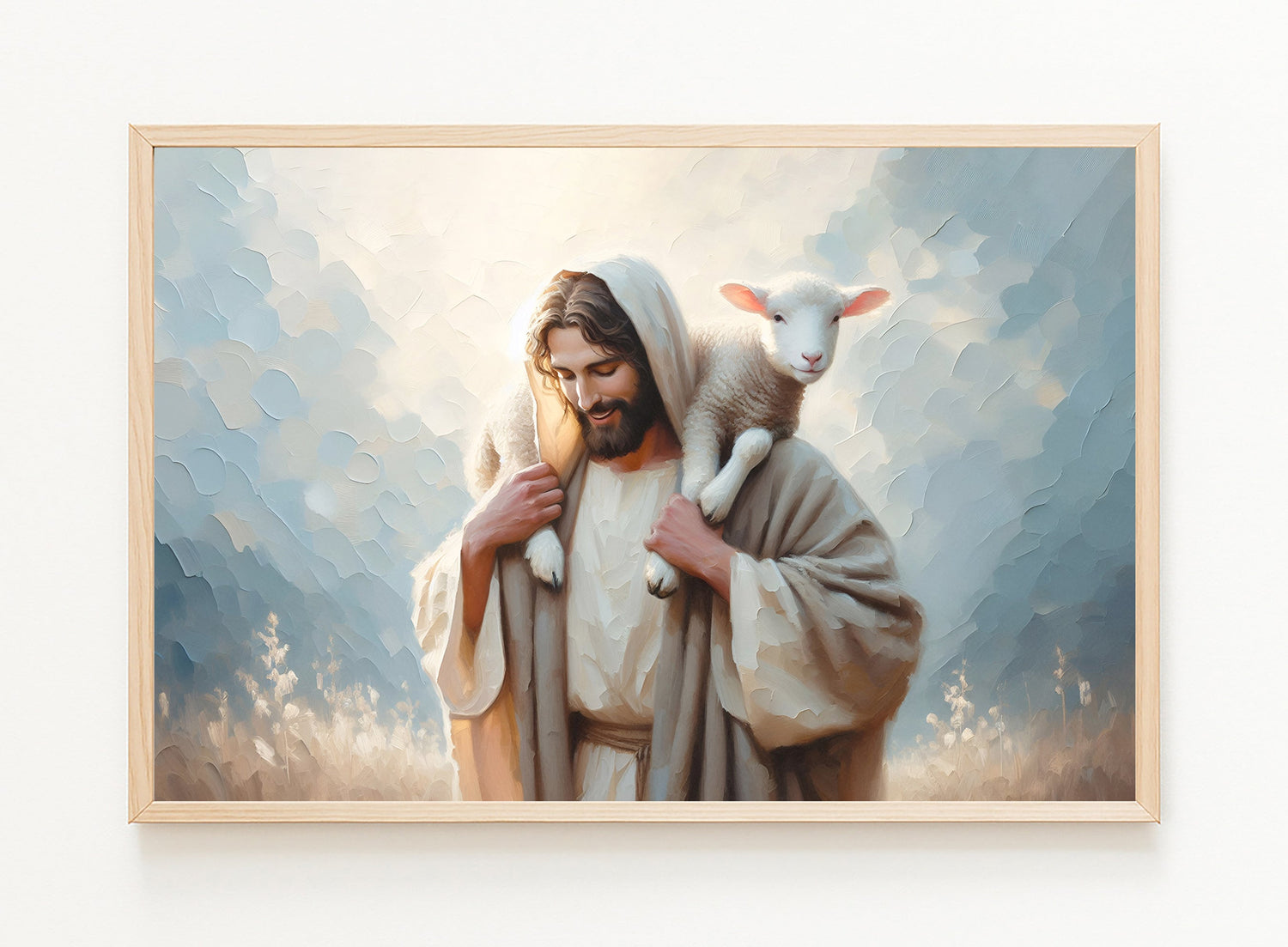 Jesus and Lamb