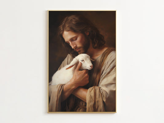 The Good Shepherd | Jesus and the Lamb | Digital Download